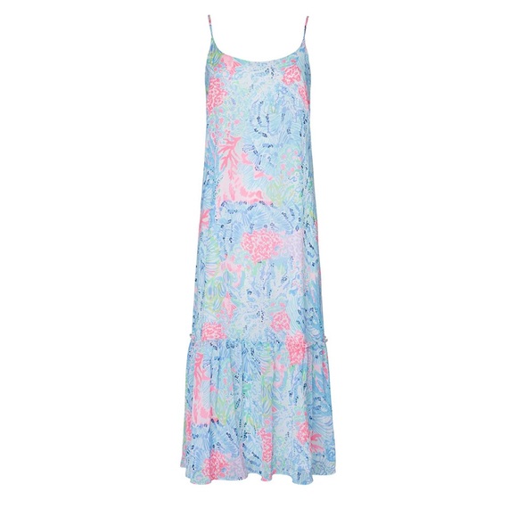 Lilly Pulitzer Winni Midi Dress in Sink or Swim print. Size M - Picture 2 of 12